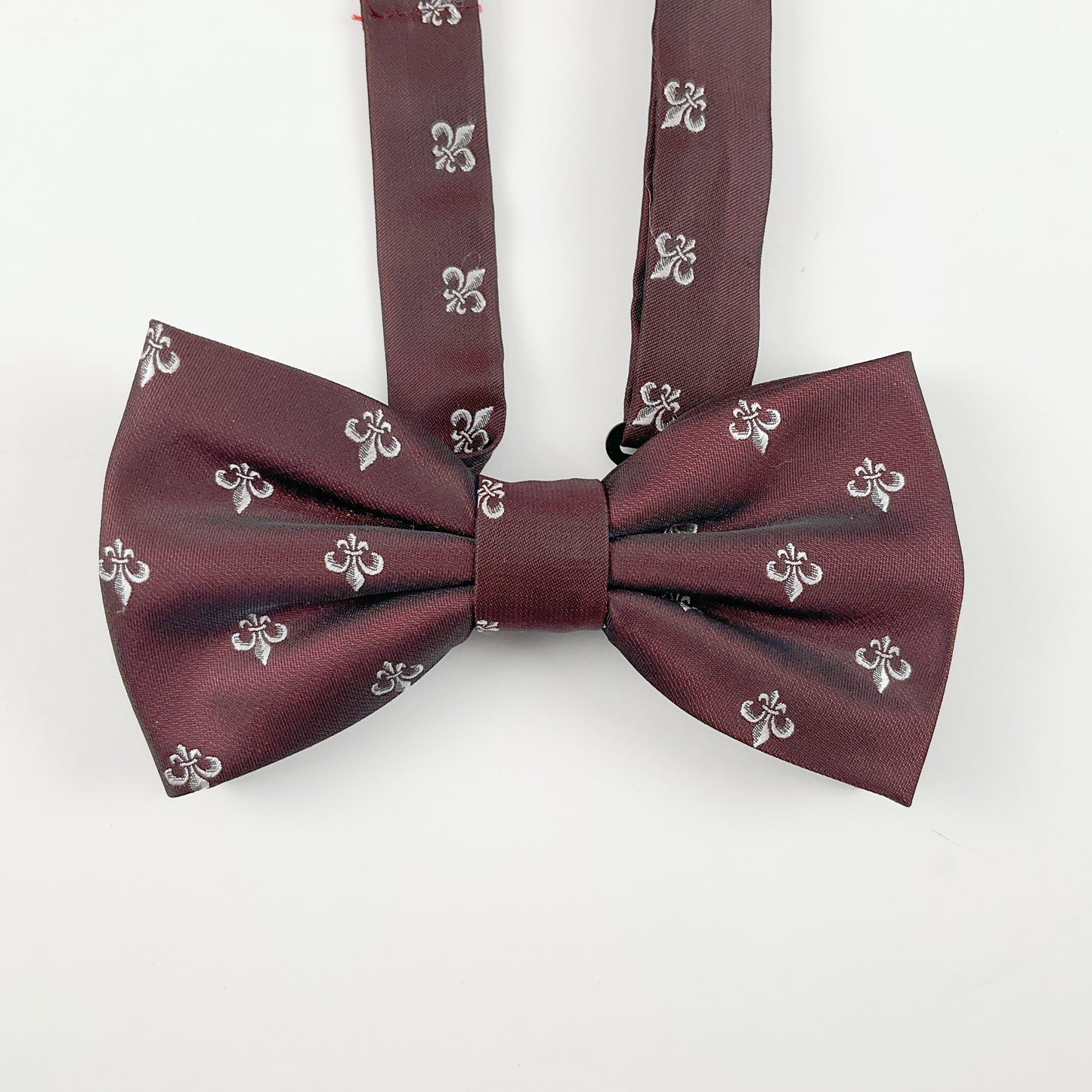 Q Brand - Fleur De Lis Brown Bow Tie