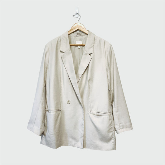 H&M - Button Ivory Blazer
