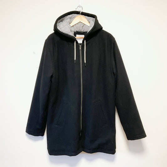 Lost Monarchy - Black Heavy Wool Coat