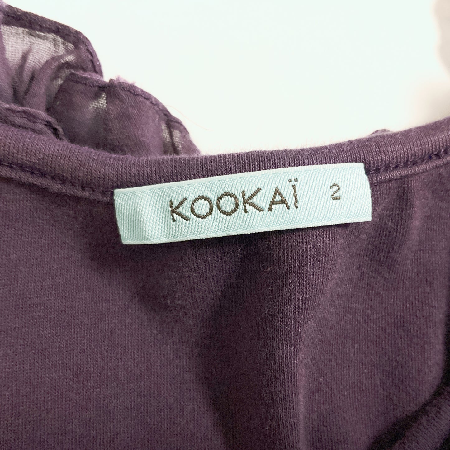 Kookai - Purple Cotton Shirt Blouse