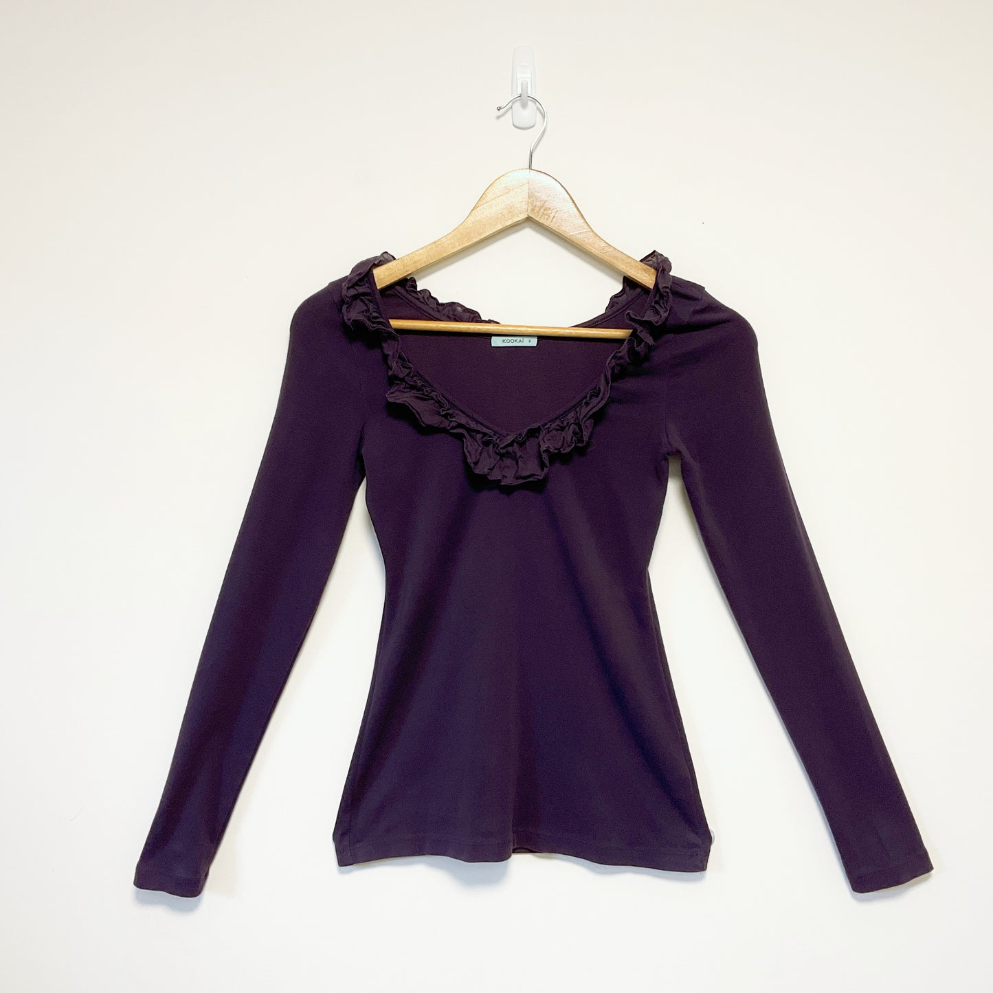 Kookai - Purple Cotton Shirt Blouse