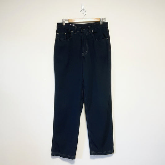 Pervert - Black Loose Fit Jeans