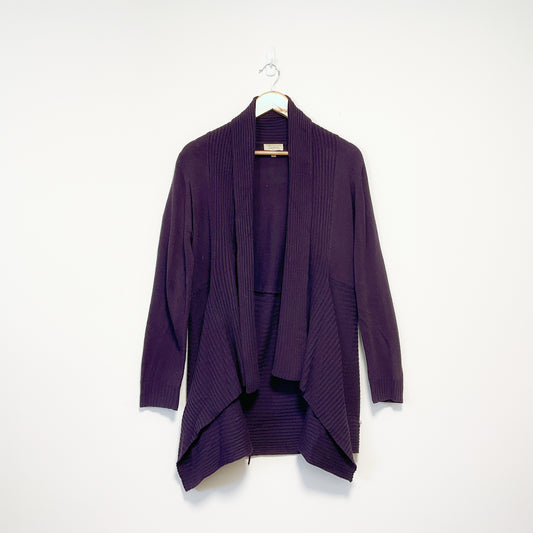 Capture - Purple Long-Sleeve Cardigan