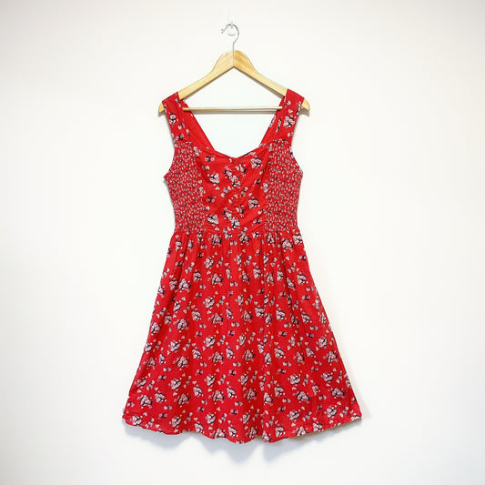 Tu - Red Floral Dress