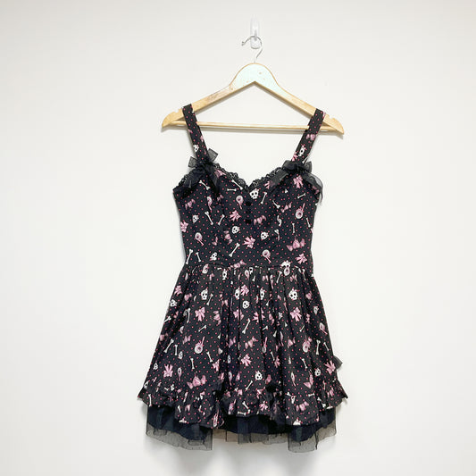 Hell Bunny - Printed Puff Dress