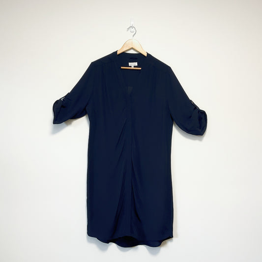 Grace Hill - Short Sleeve Navy Dress