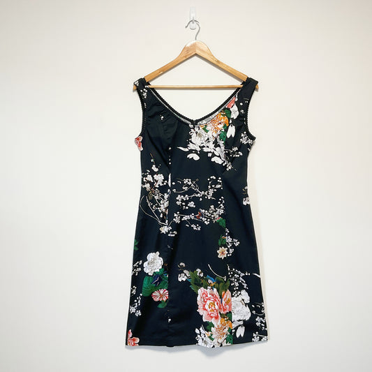 Annah Stretton - Black Blossom Sorrel Sky Dress