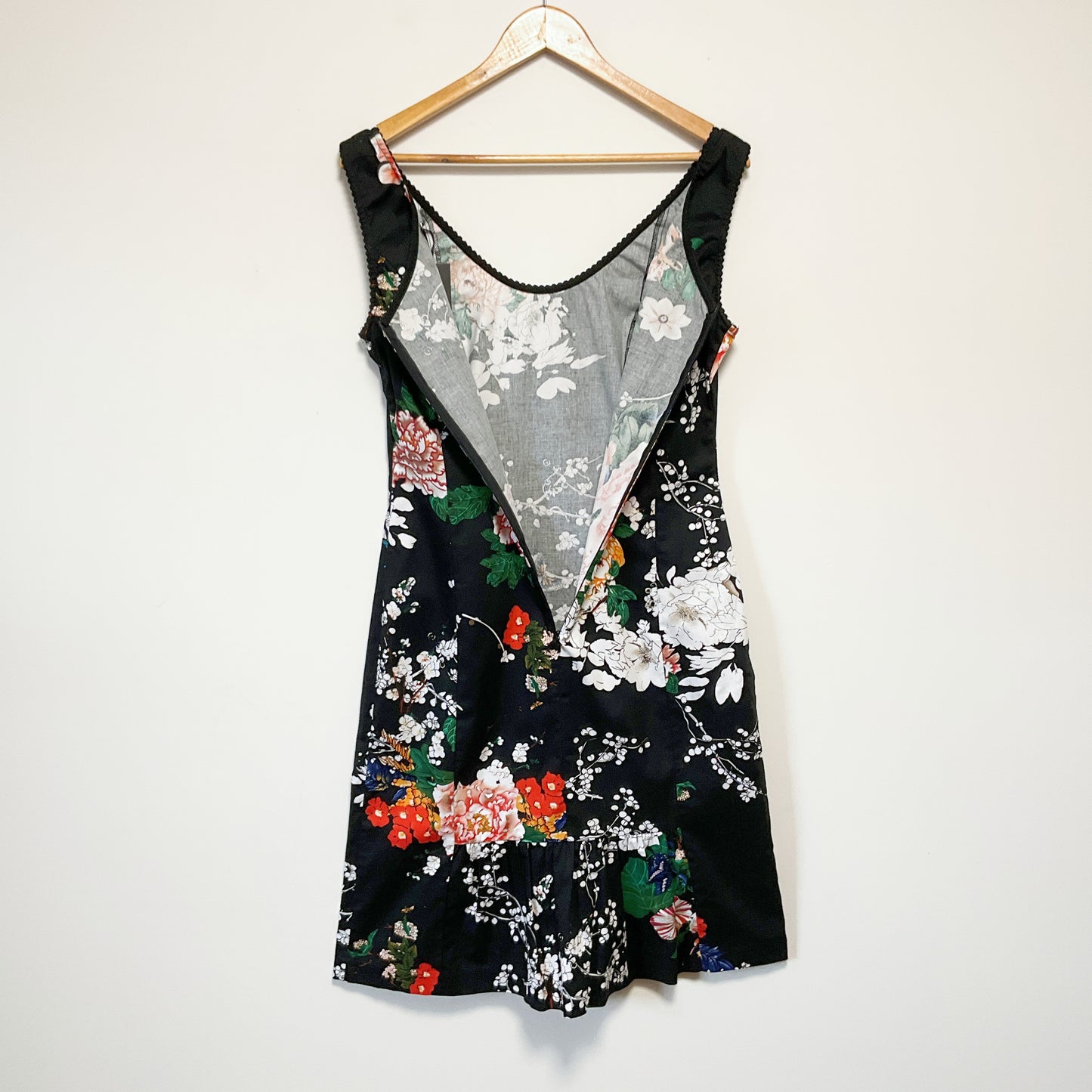 Annah Stretton - Black Blossom Sorrel Sky Dress