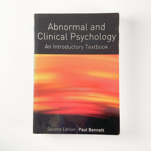 Abnormal and Clinical Psychology