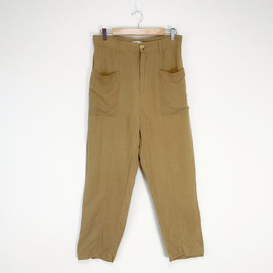 ZARA - Brown Linen Pants