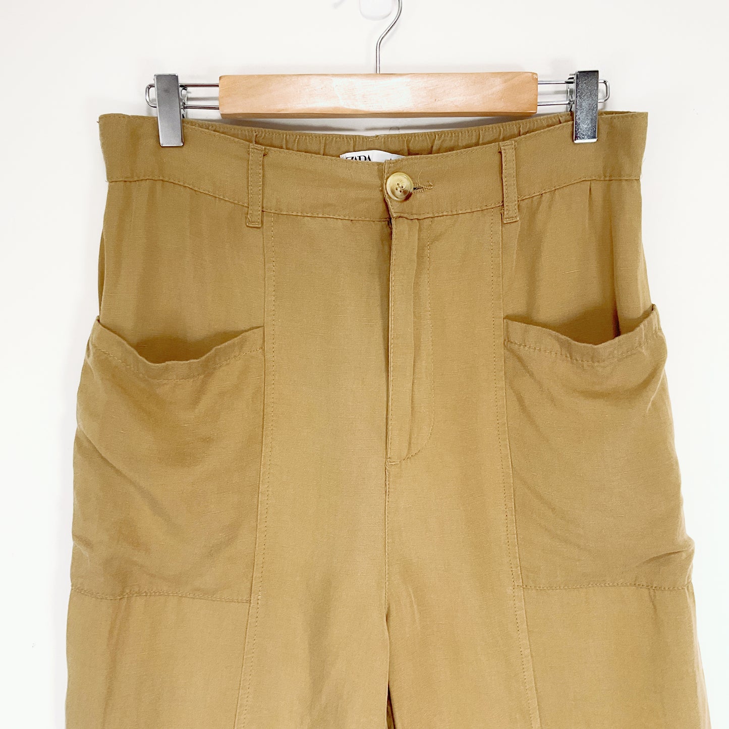 ZARA - Brown Linen Pants