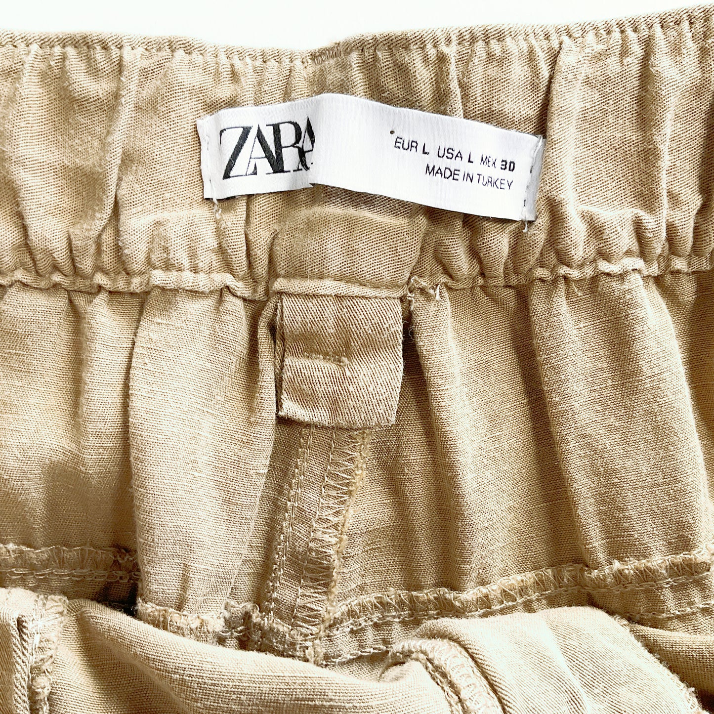 ZARA - Brown Linen Pants