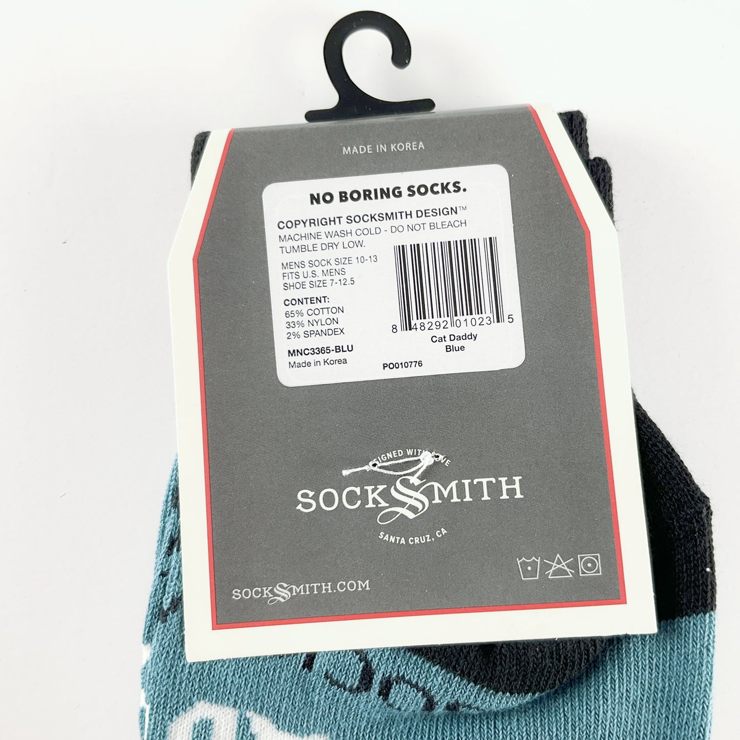 Sock Smith - Cat Daddy Blue