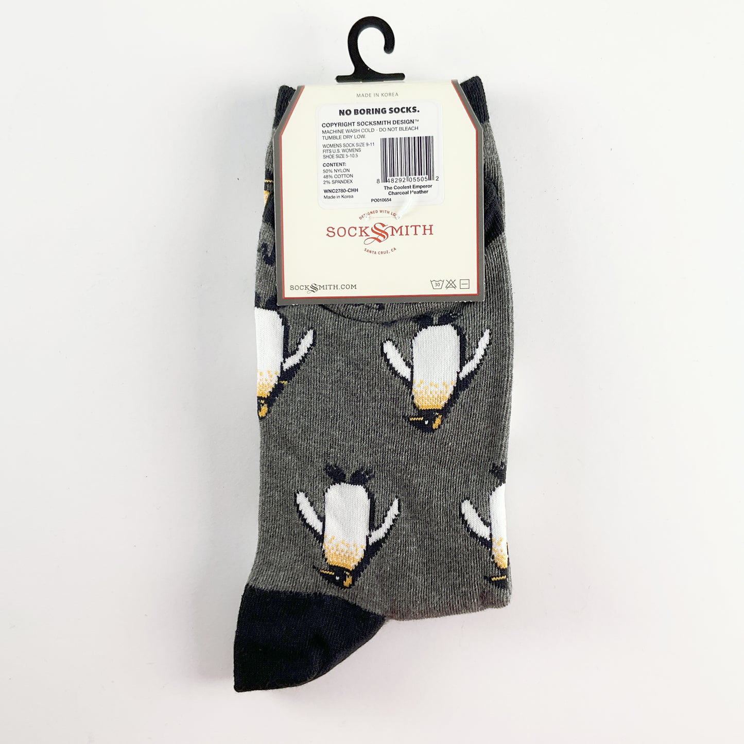 Sock Smith - The Coolest Emperor Charcoal Heather