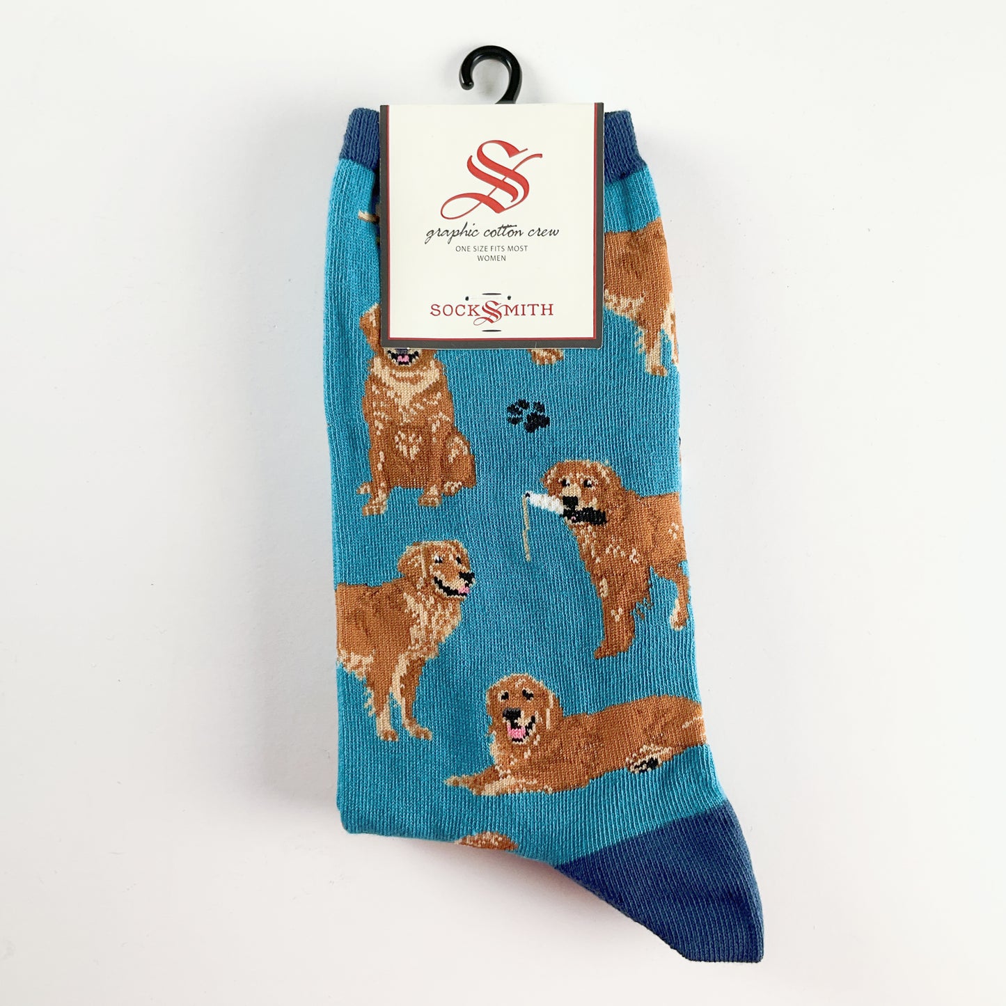 Sock Smith - Golden Retrievers Blue