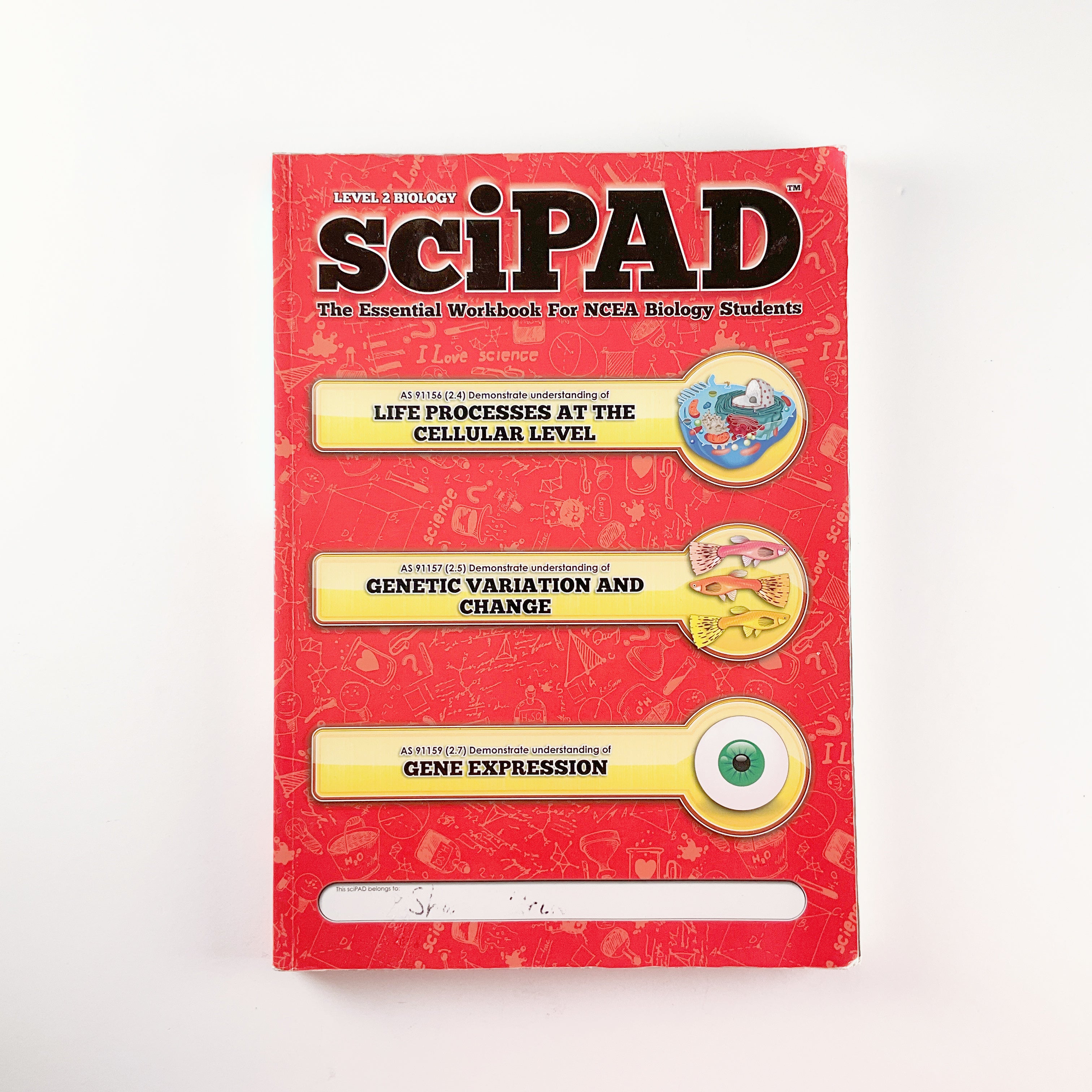 sciPAD External Biology Workbook Level 2 – SPCA Op Shops