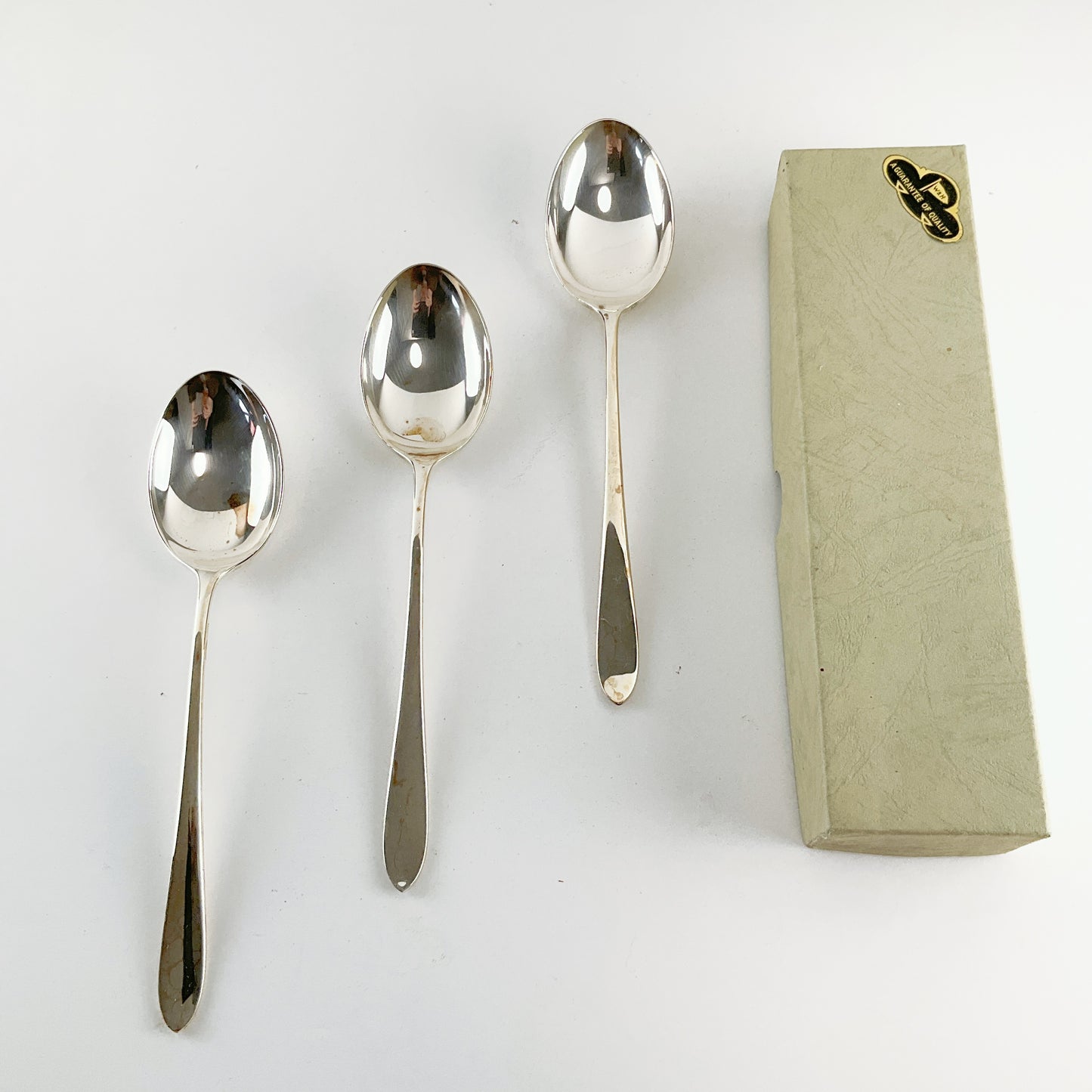 Walker & Hall - Silver Spoons Set of 3