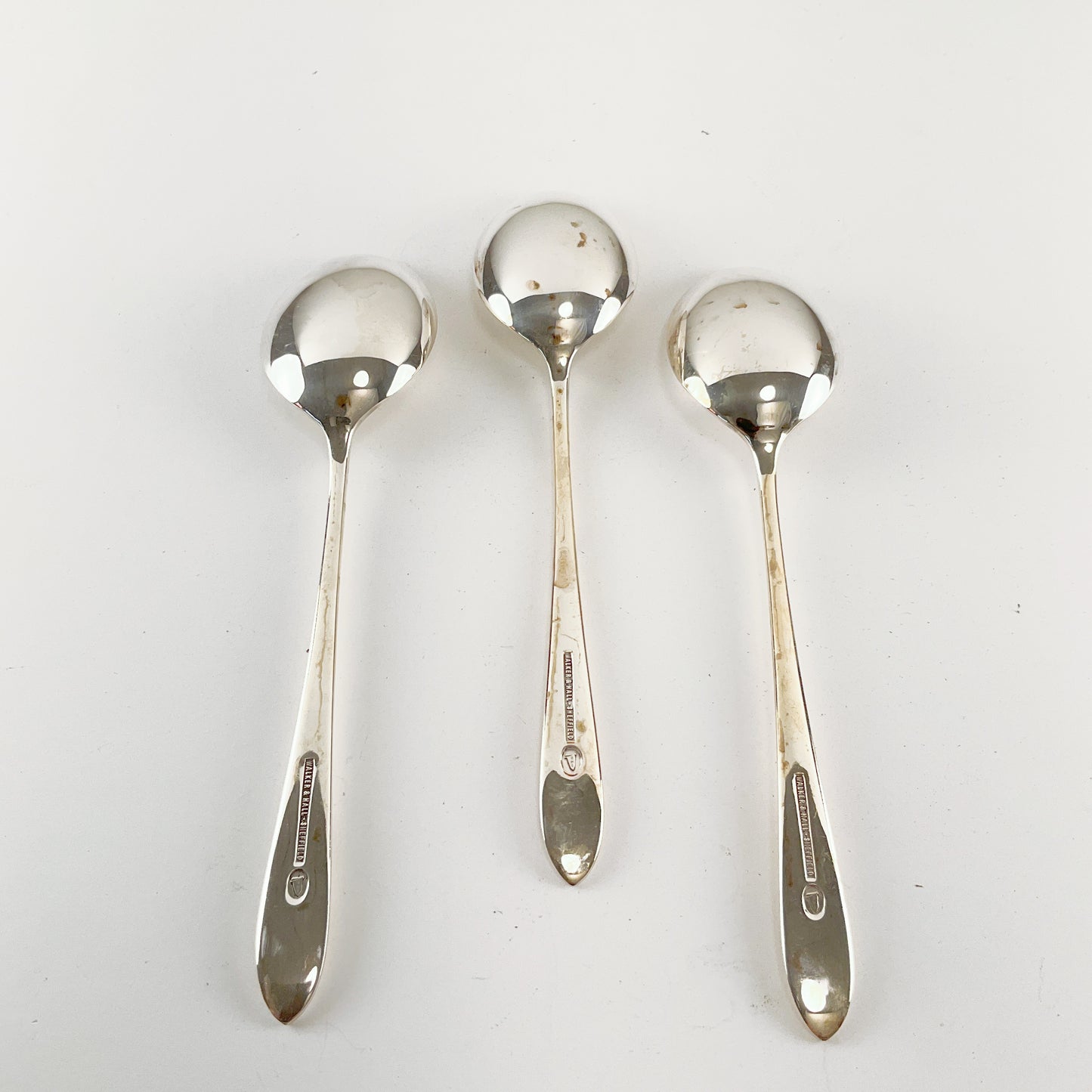 Walker & Hall - Silver Spoons Set of 3