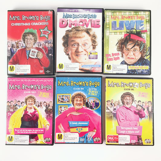 Mrs Brown's Boys  Seasons 1, 2, 3 + Live Tour + D'Movie + Christmas Crackers