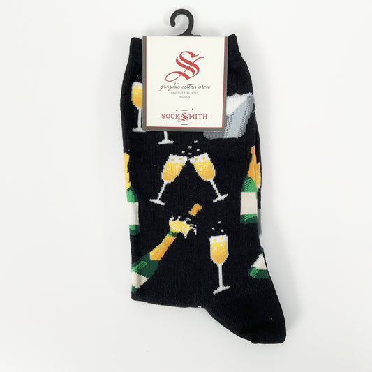 Sock Smith - Champagne Toast Black