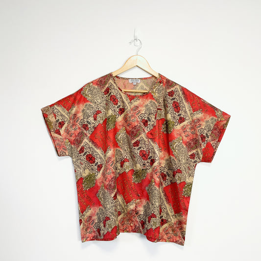 Thai Silk - Printed Short Sleeves Shirt