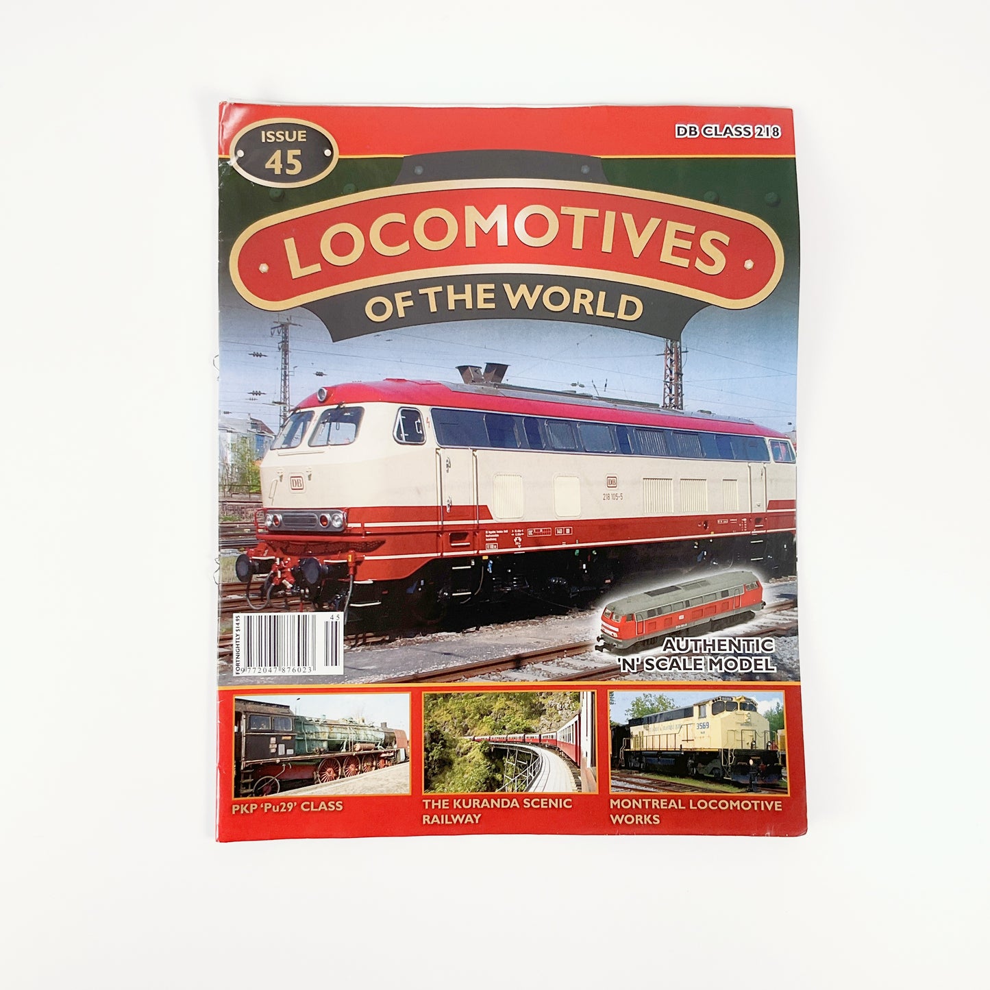 AMERCOM - LOCOMOTIVES - Class 218 - 1971 die-cast model 1:160 (With Magazine)