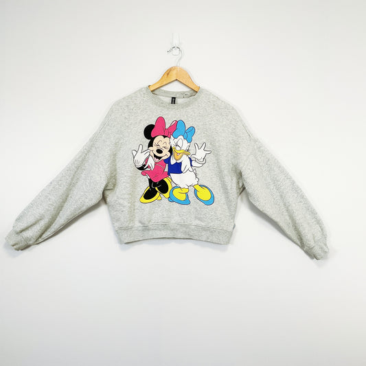 H&M DIVIDED - Grey Disney Printed Long Sleeve jumper