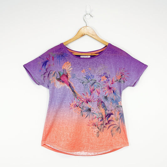 M&S Per Una - Orange / Purple Top