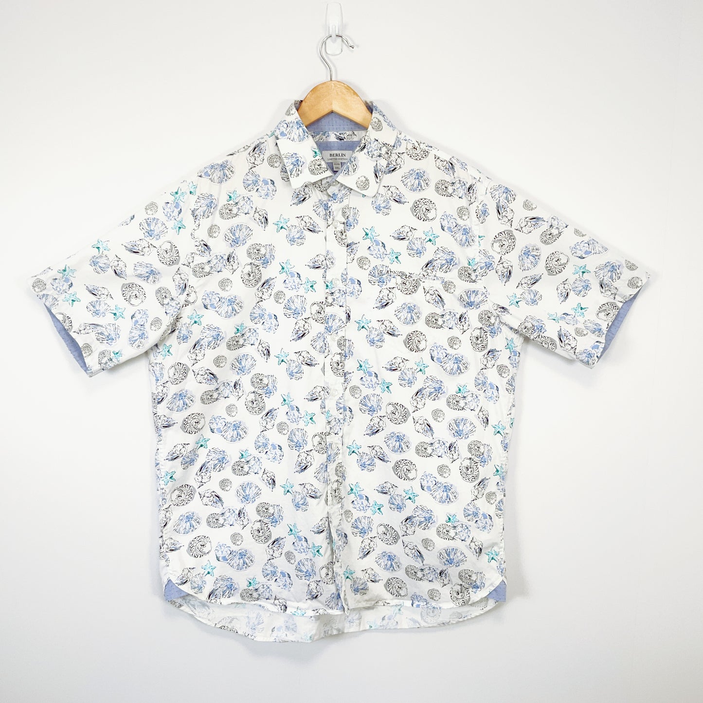 BERLIN - Short Sleeve Shell-patterned Shirt