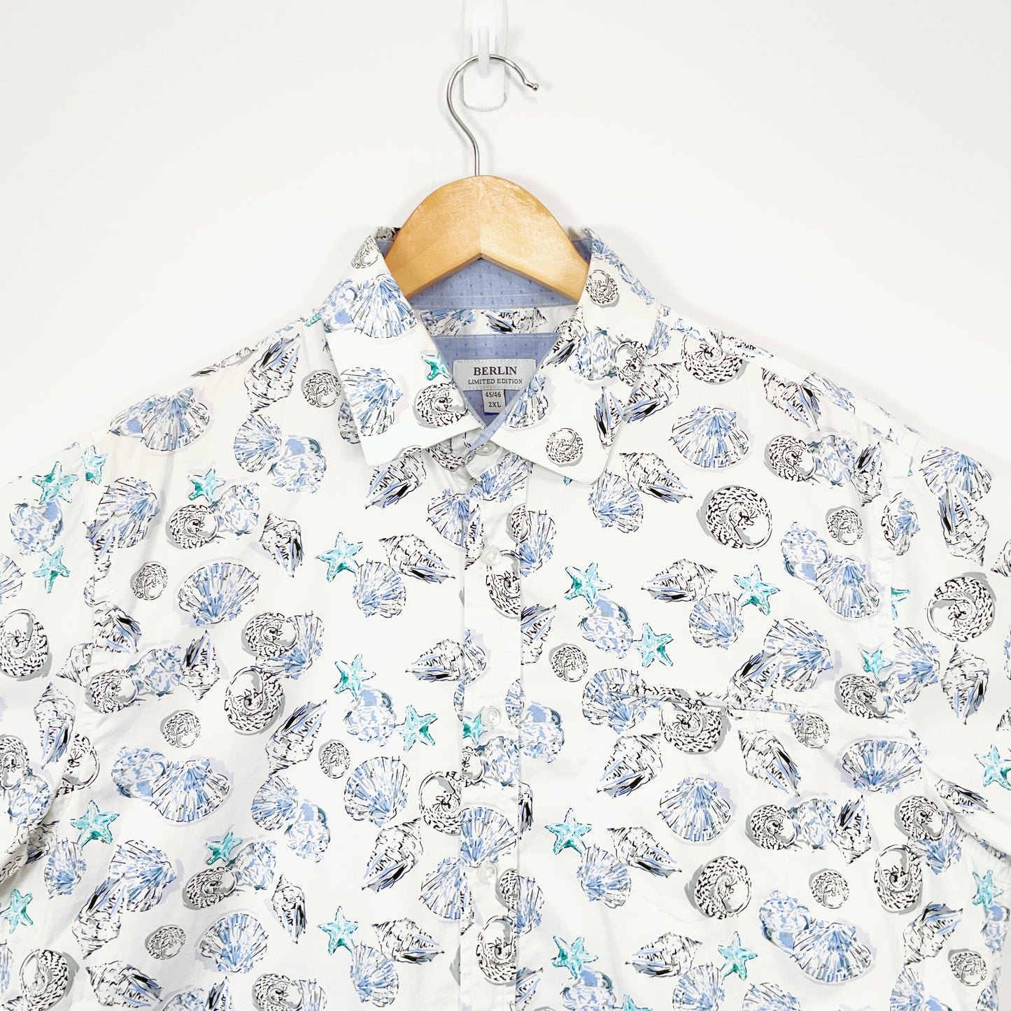 BERLIN - Short Sleeve Shell-patterned Shirt