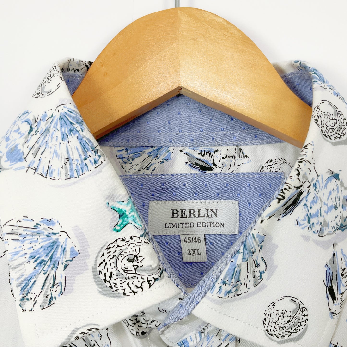 BERLIN - Short Sleeve Shell-patterned Shirt