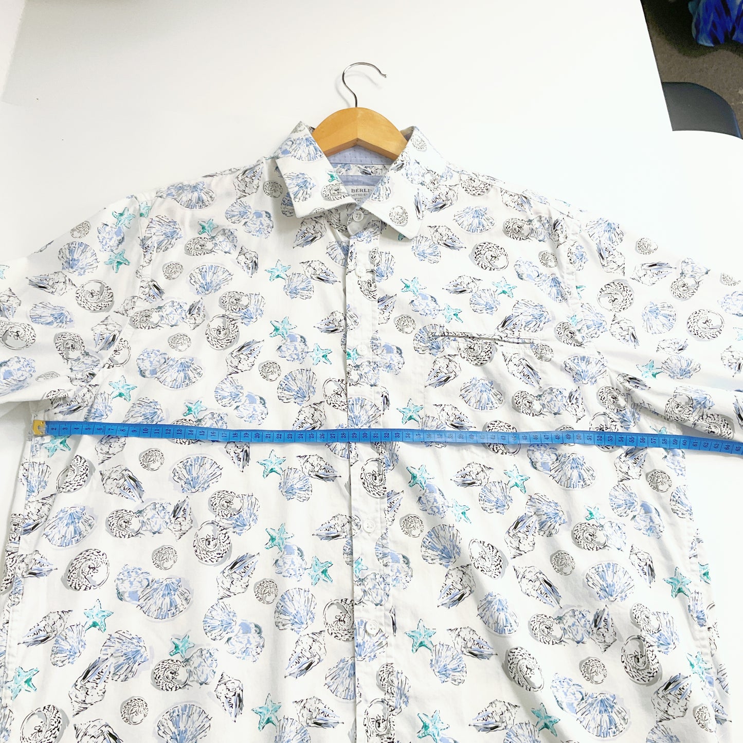 BERLIN - Short Sleeve Shell-patterned Shirt