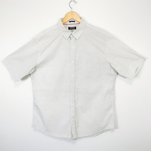 PERRONE - Short Sleeve polka dots Shirt