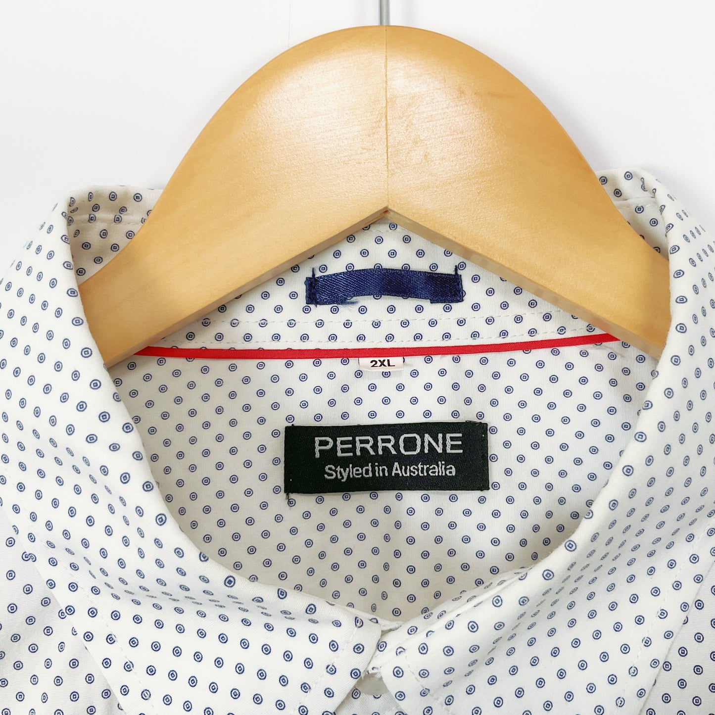 PERRONE - Short Sleeve polka dots Shirt