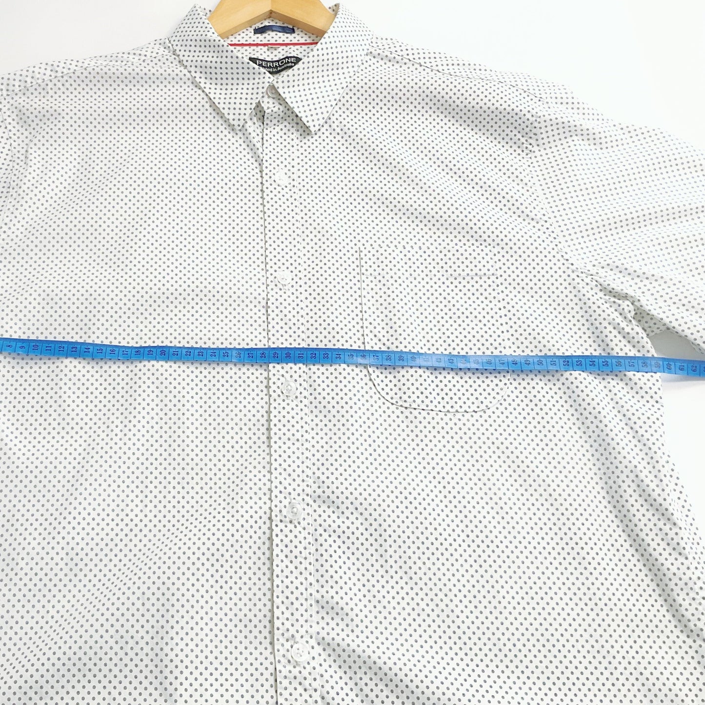 PERRONE - Short Sleeve polka dots Shirt