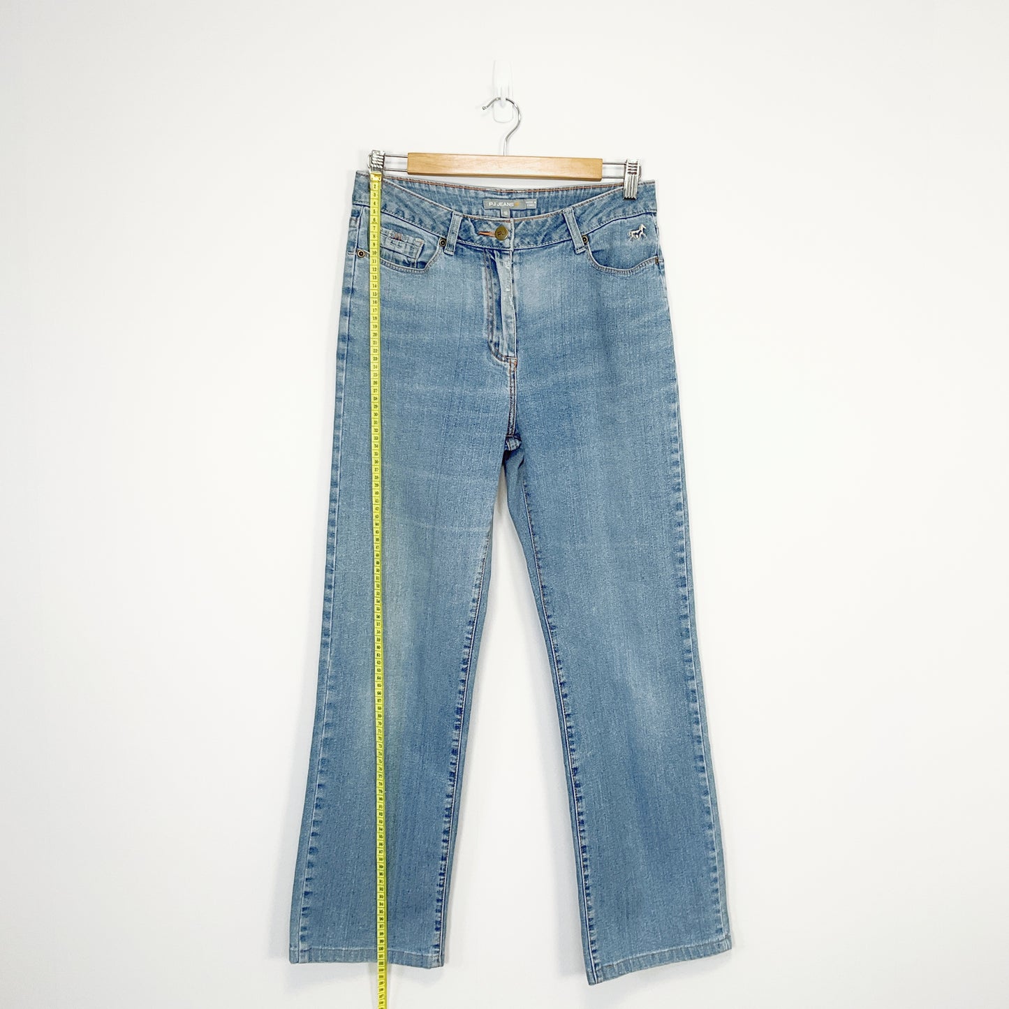 PJ JEANS - Light Blue Wash Straight Leg Jeans