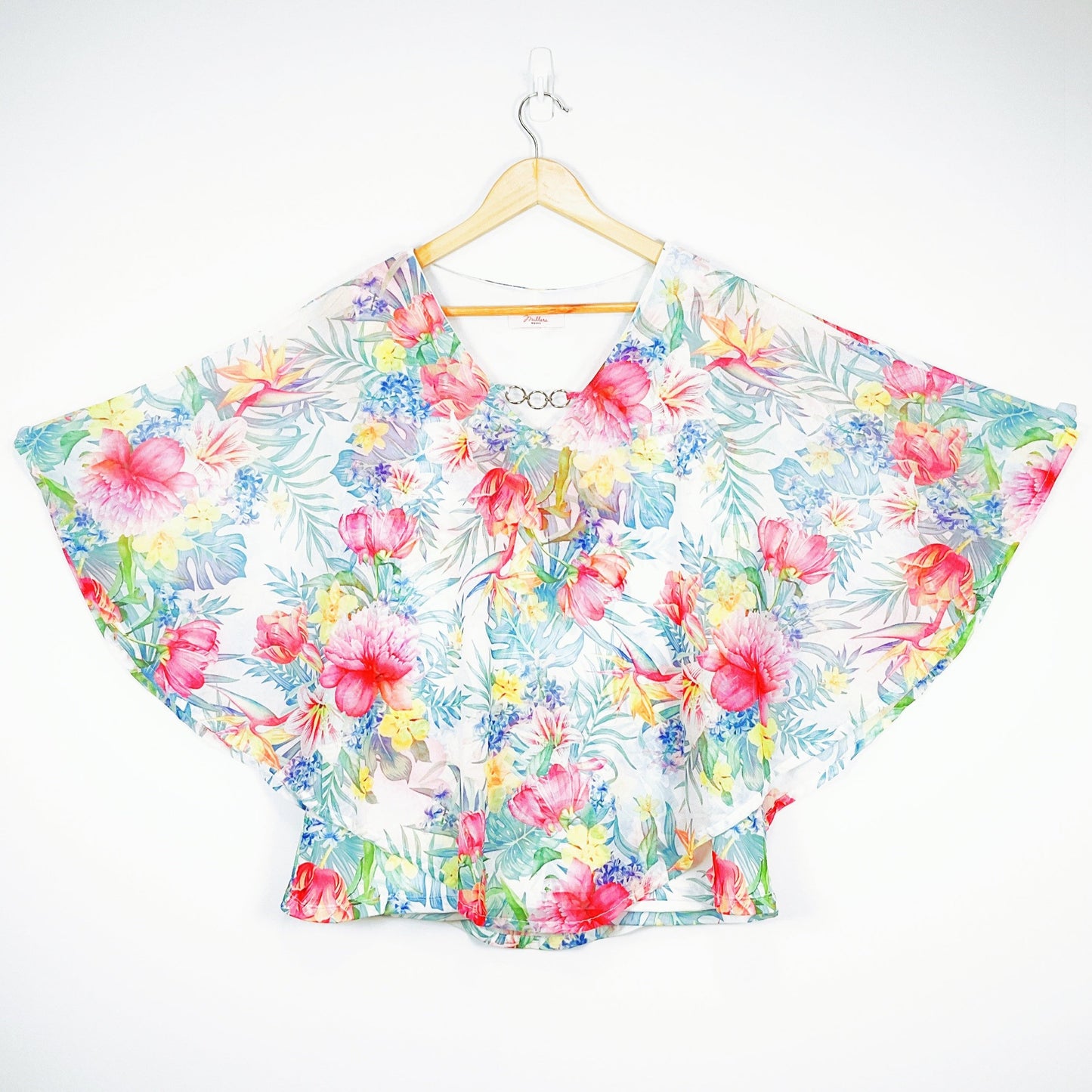 Millers - Floral Print Batwing Sleeve Blouse