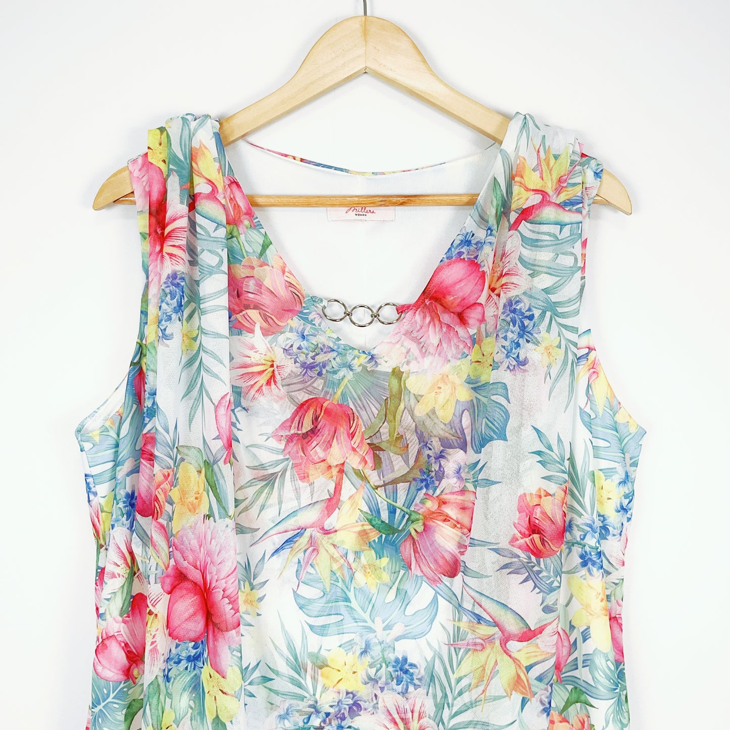 Millers - Floral Print Batwing Sleeve Blouse