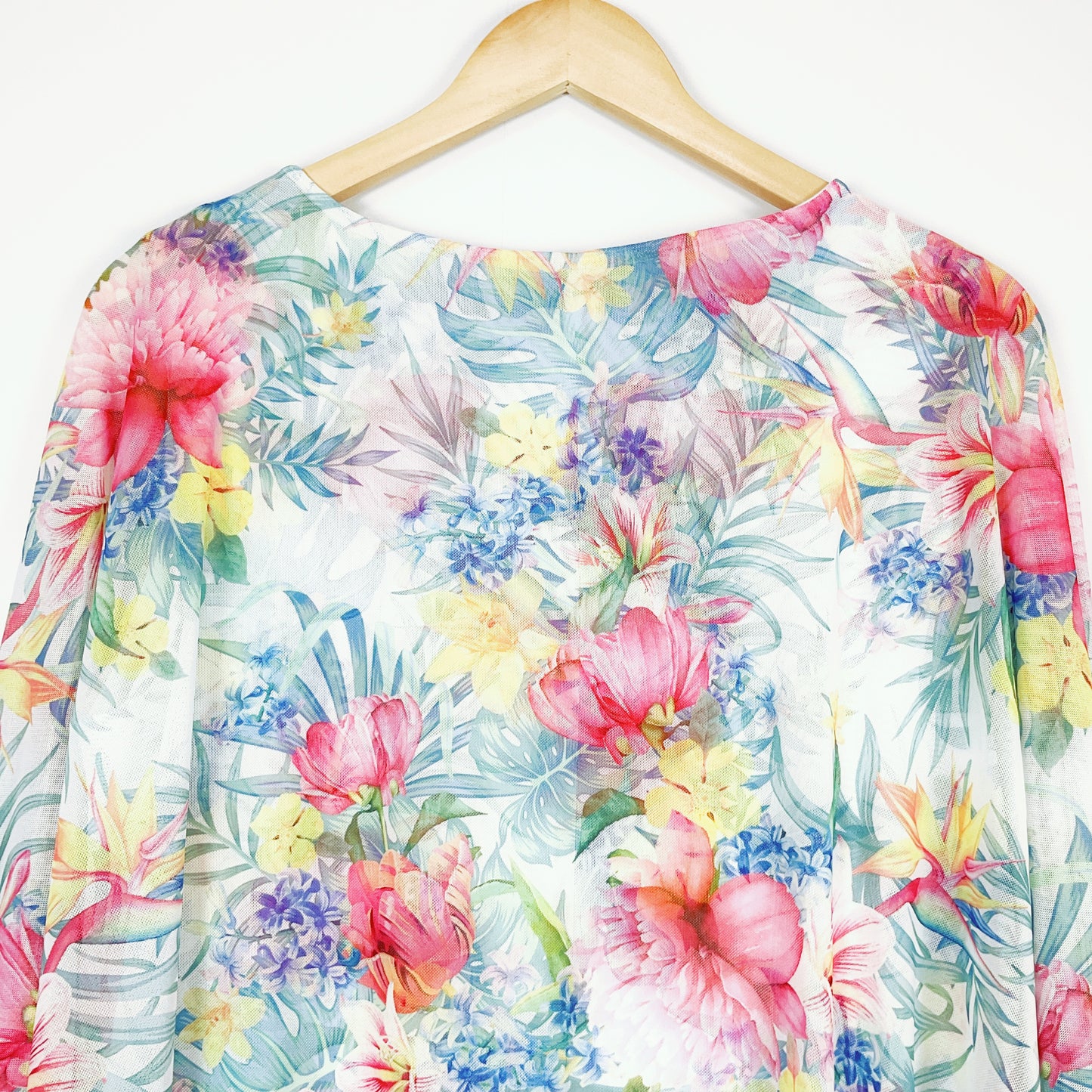 Millers - Floral Print Batwing Sleeve Blouse