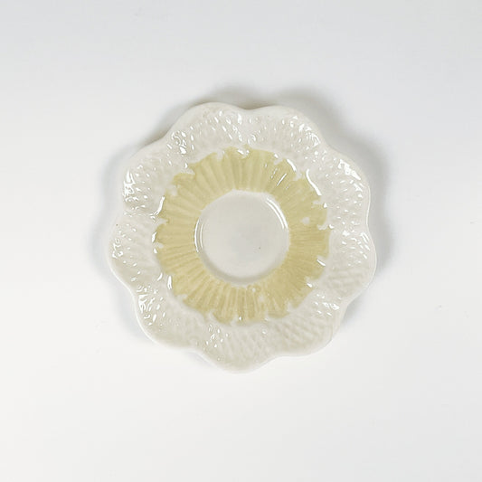 Vintage Belleek Porcelain Saucer