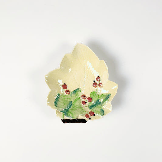 Vintage Carltonware Redcurrant Leaf Pattern Small Dish