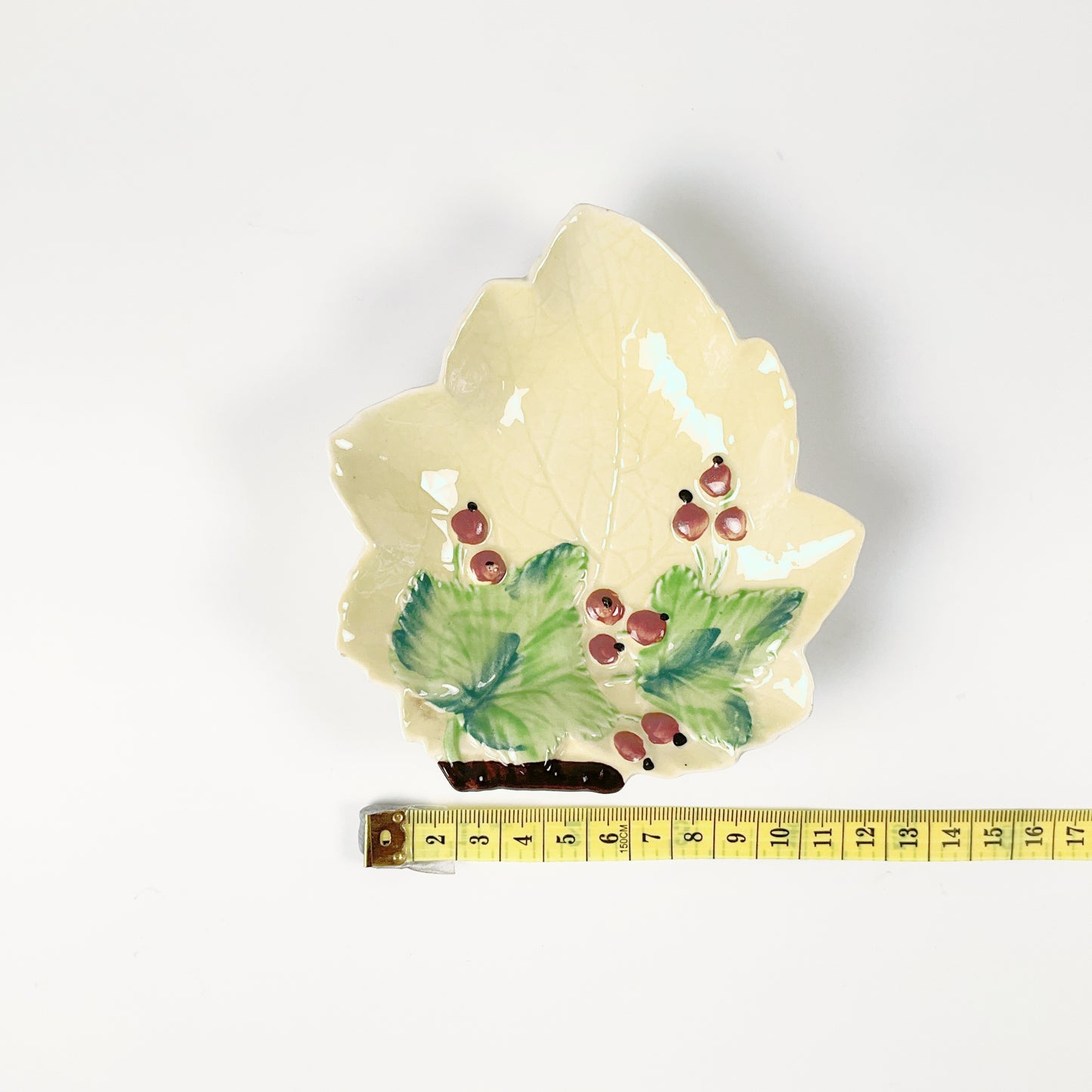 Vintage Carltonware Redcurrant Leaf Pattern Small Dish