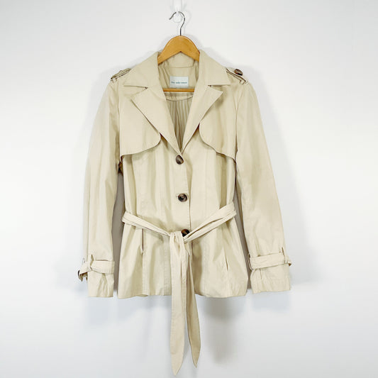 New Saks - Woman Beige Trench Coat