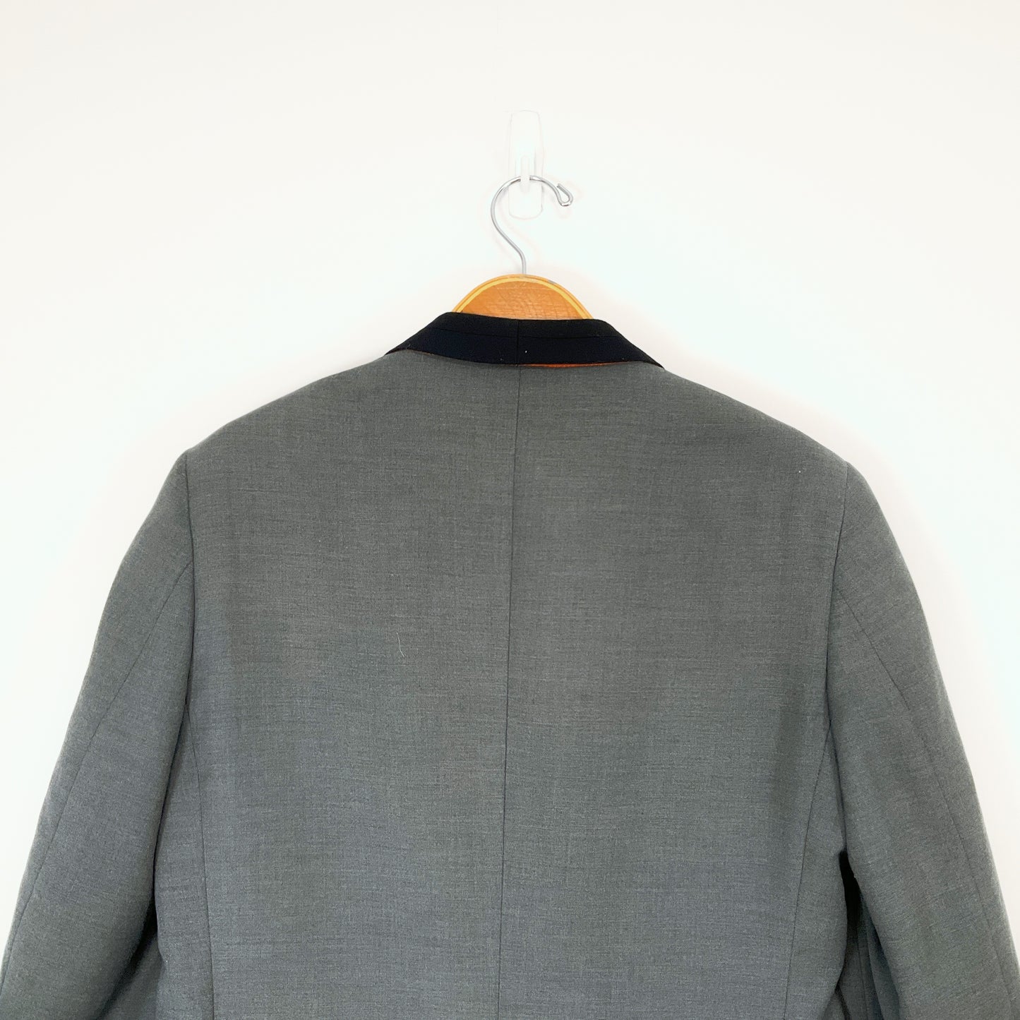 SELECTED - Men's Grey Blazer Whit Black Lapel