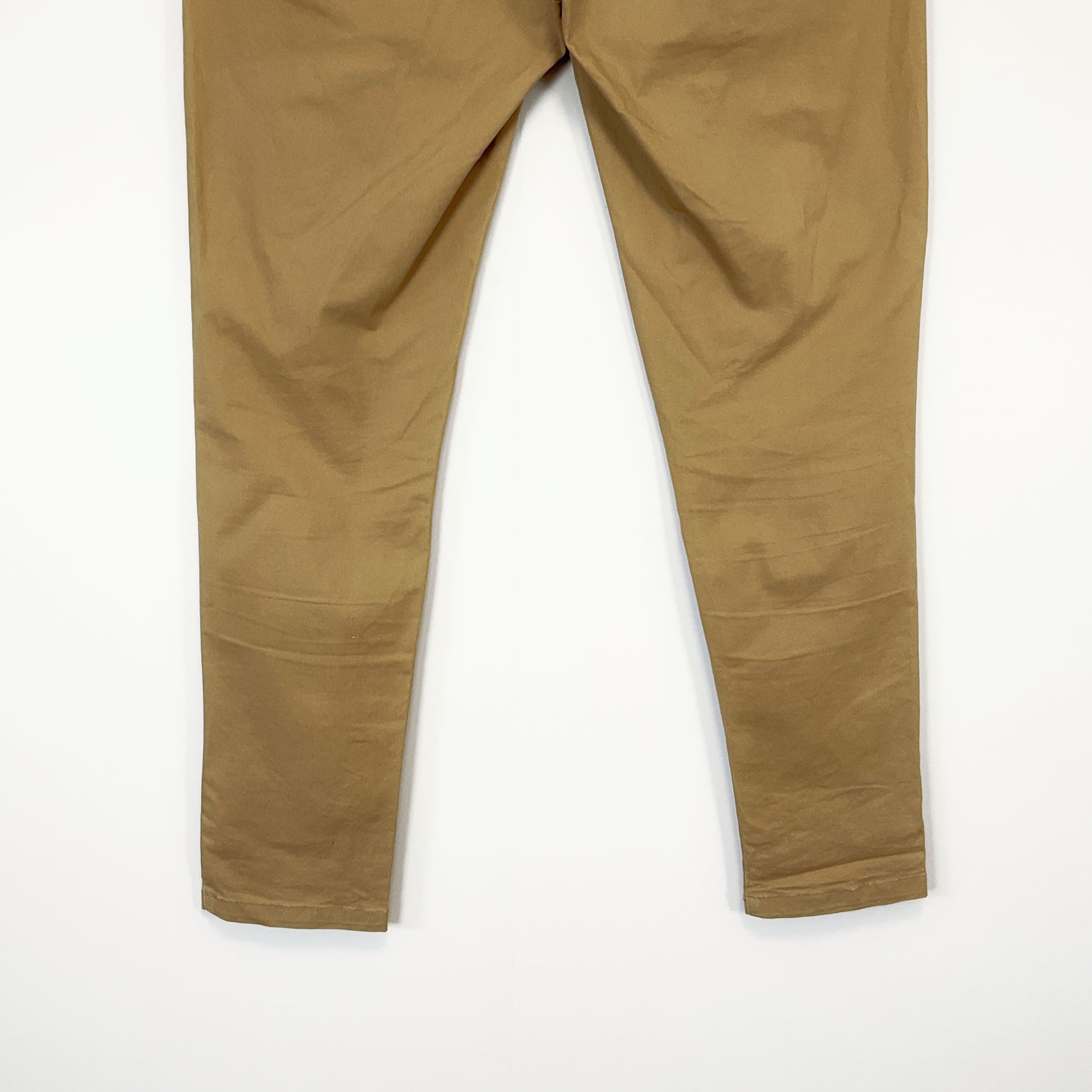 PARK - Casual Cotton Straight-Leg Khaki Trousers