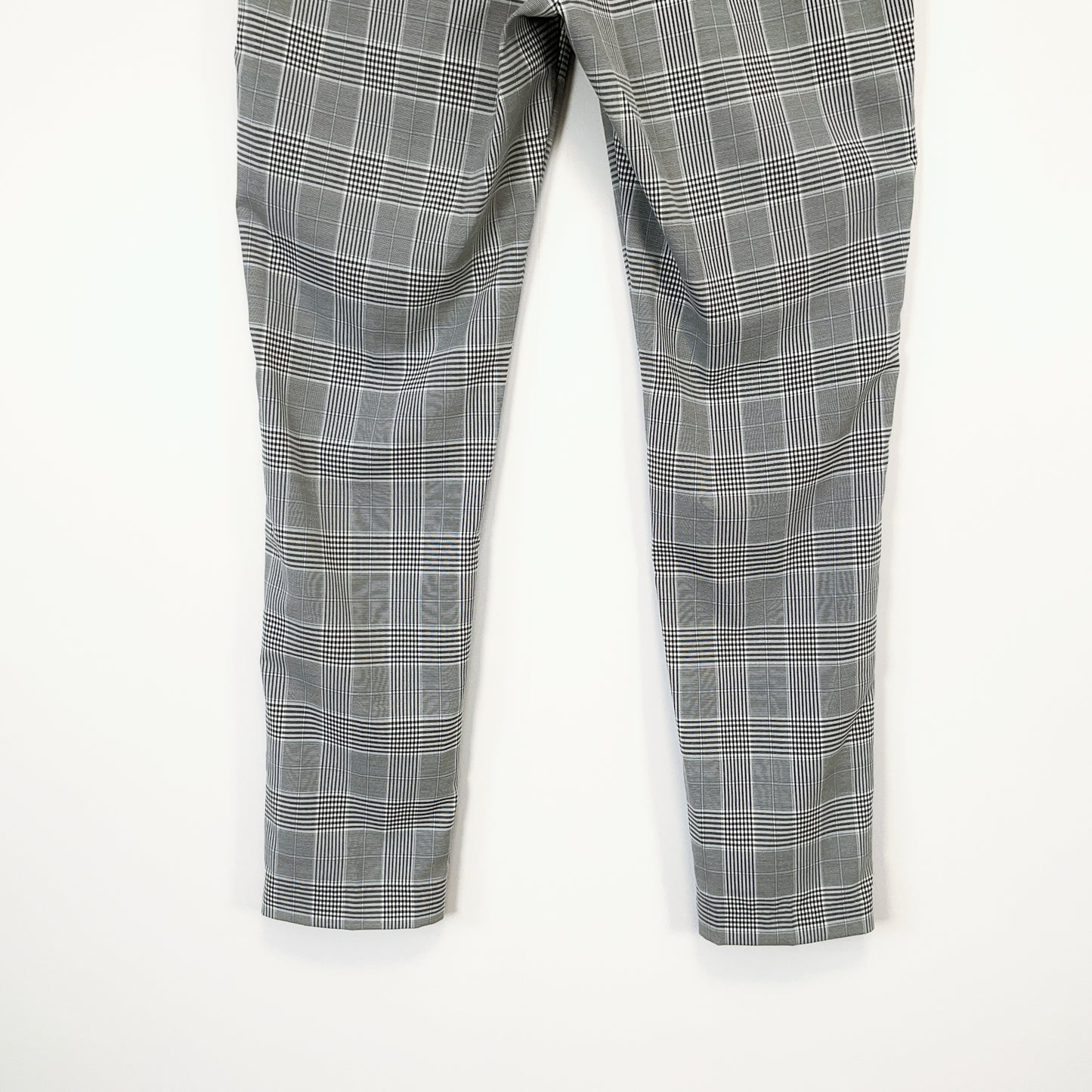 H&M SLIM FIT - Men's Tailored Grey Plaid Pants