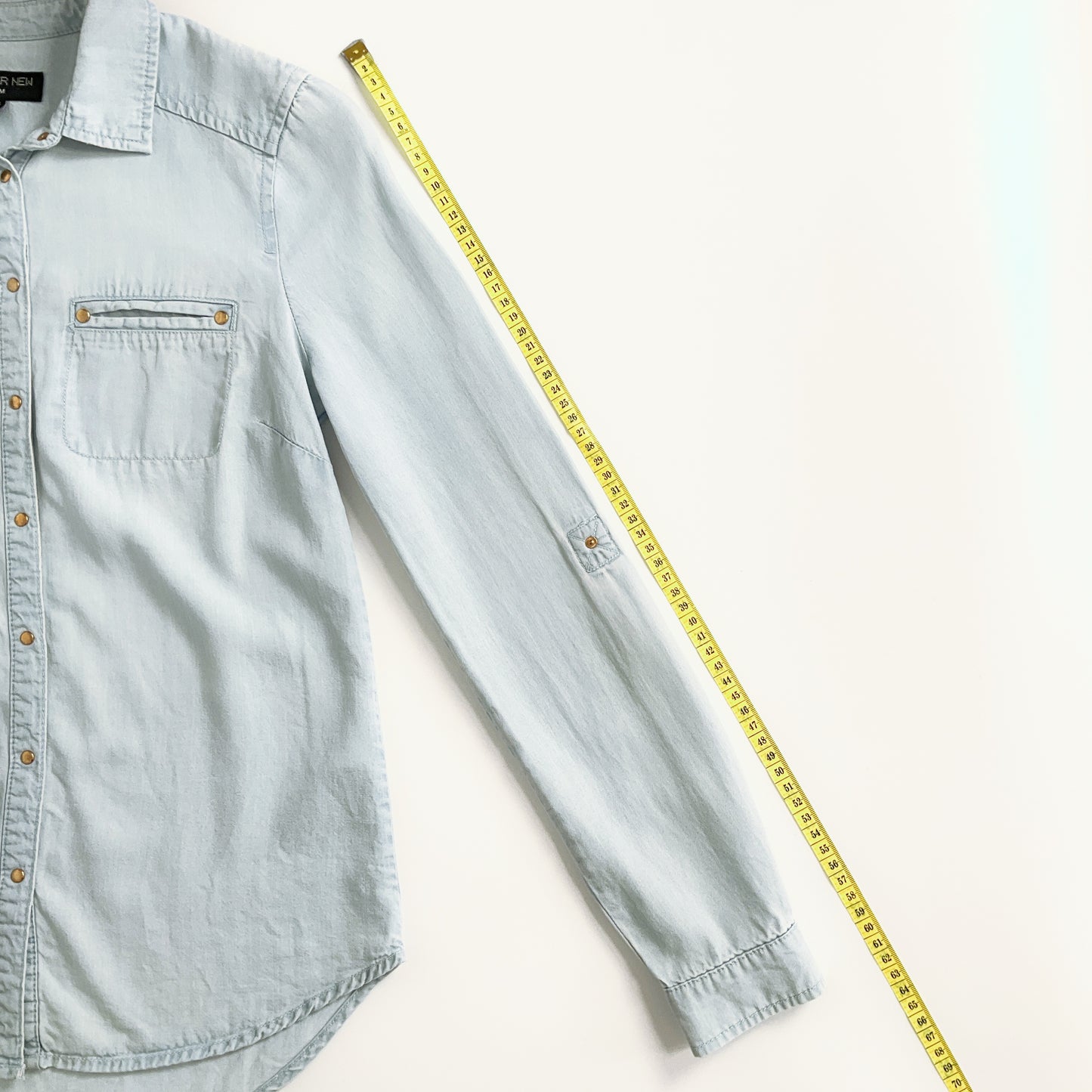 Forever New - Light Wash Denim Shirt