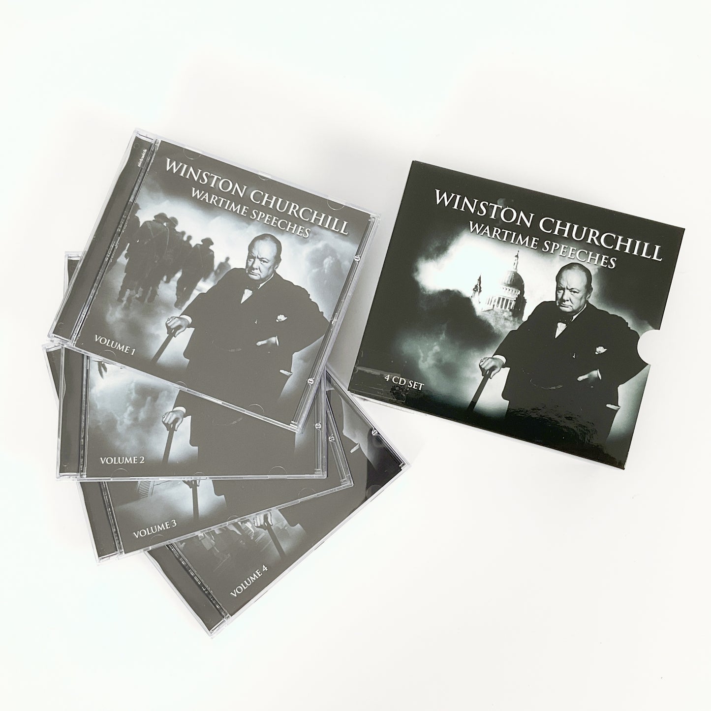 Winston Churchill - Wartime Speeches 4 CD Set