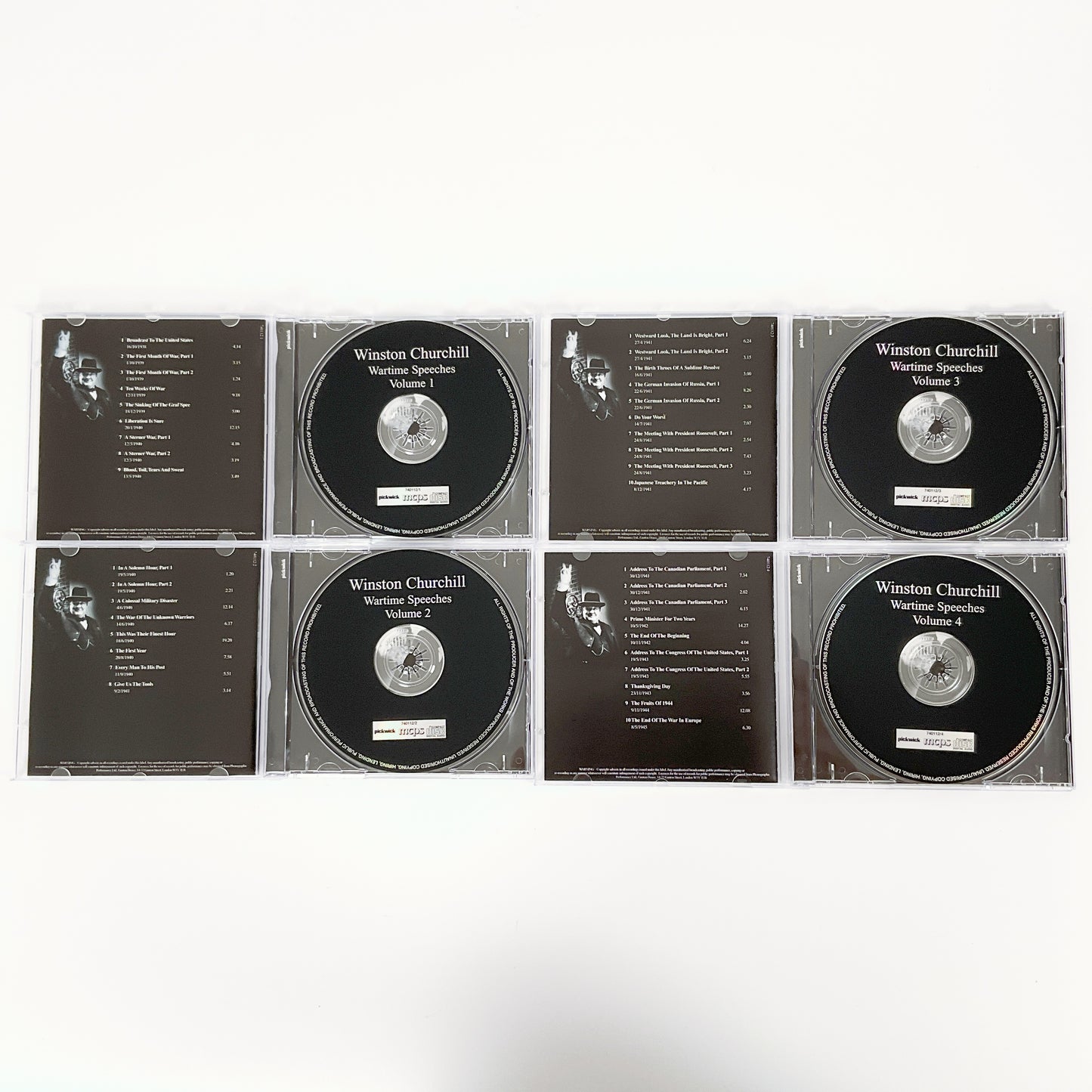 Winston Churchill - Wartime Speeches 4 CD Set