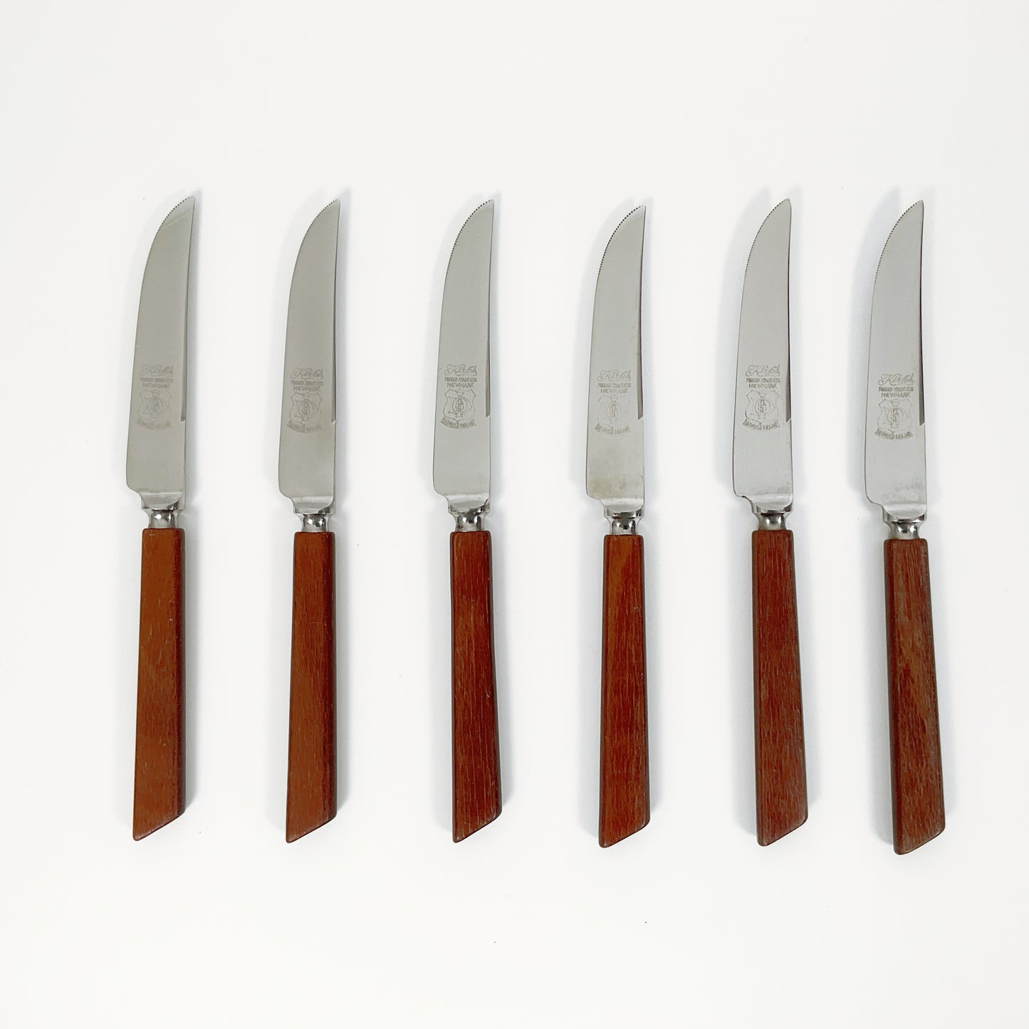 Kirks - Set Of 6 Kirks Newmark Steak Knives/Forks